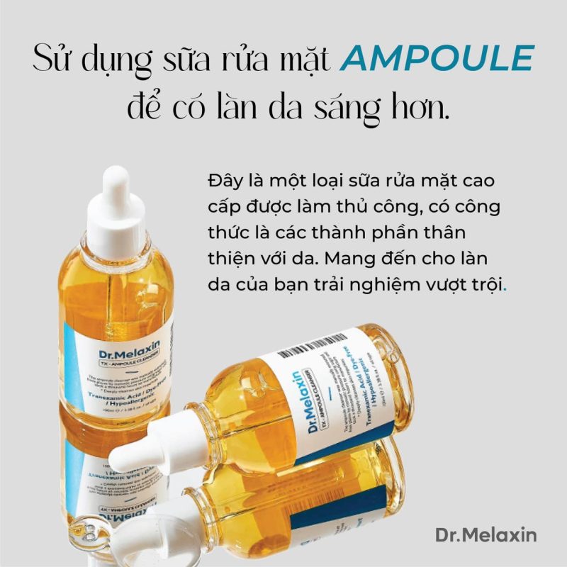 Sữa Rửa Mặt TX Ampoule Cleanser 100ml Trắng Da Mờ Nám